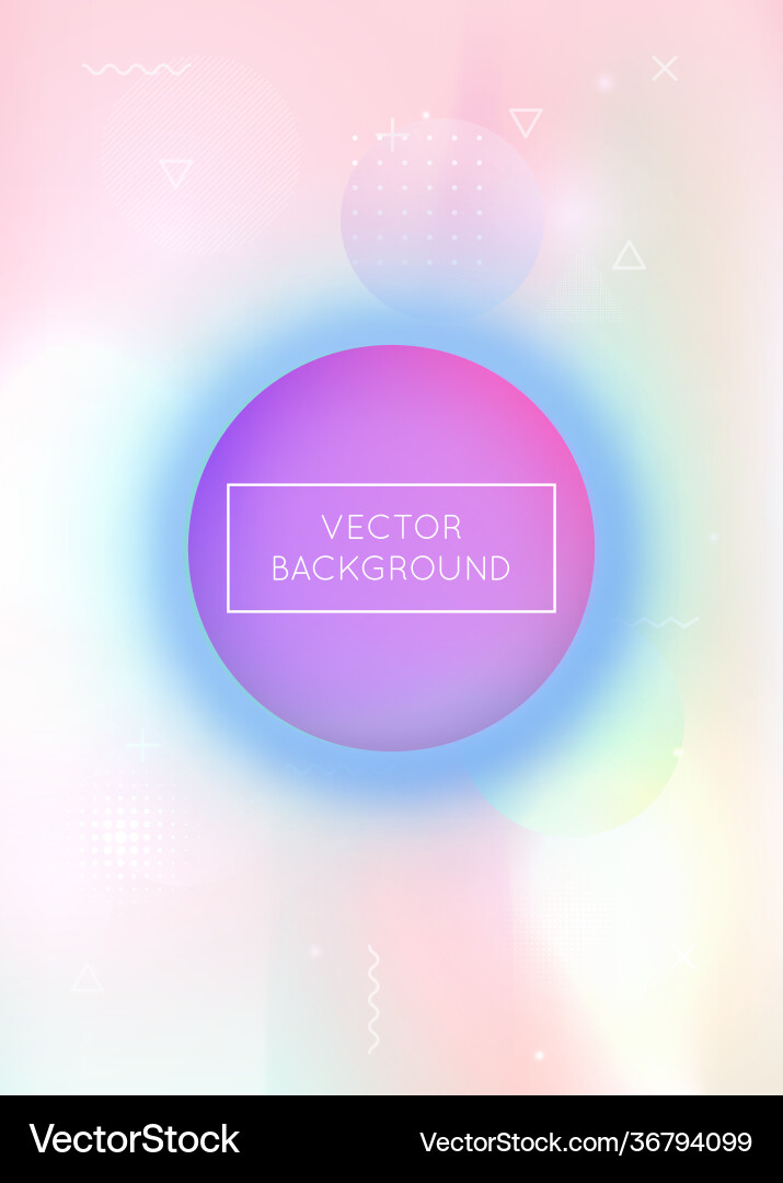 Liquid shapes background with dynamic fluid Vector Image
