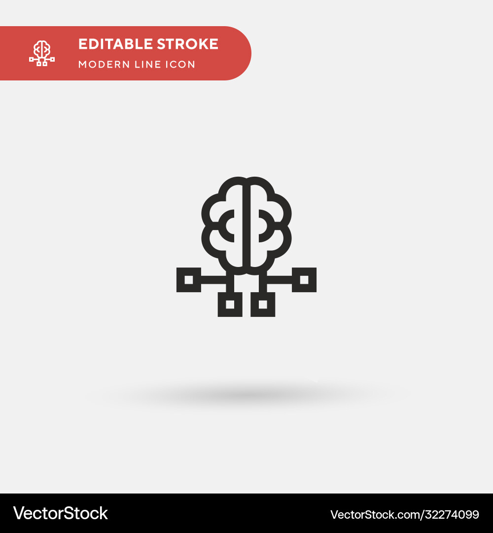 Processor simple icon symbol vector image