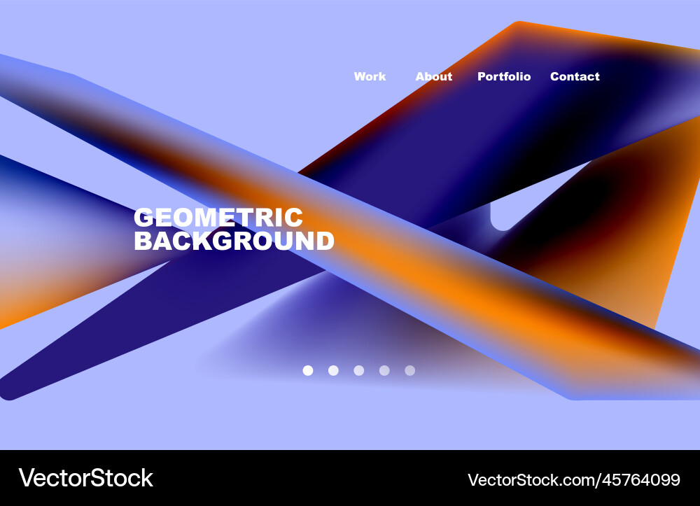 Shards shape composition abstract background web vector image