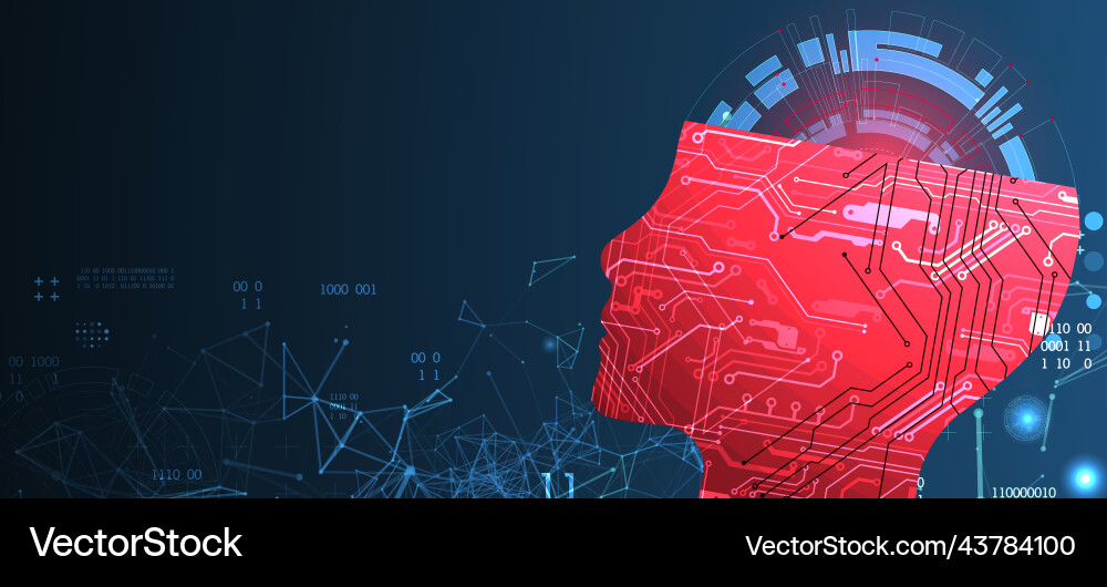 Abstract background on the theme of artificial Abstract background on the theme of artificial vector image