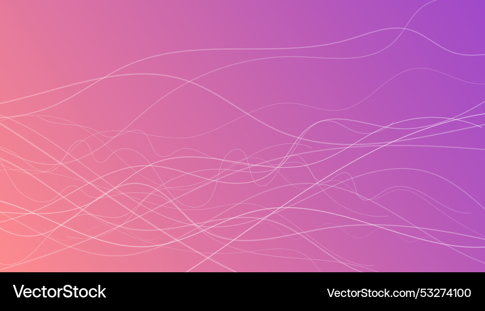 Abstract gradient background with wave beams vector image