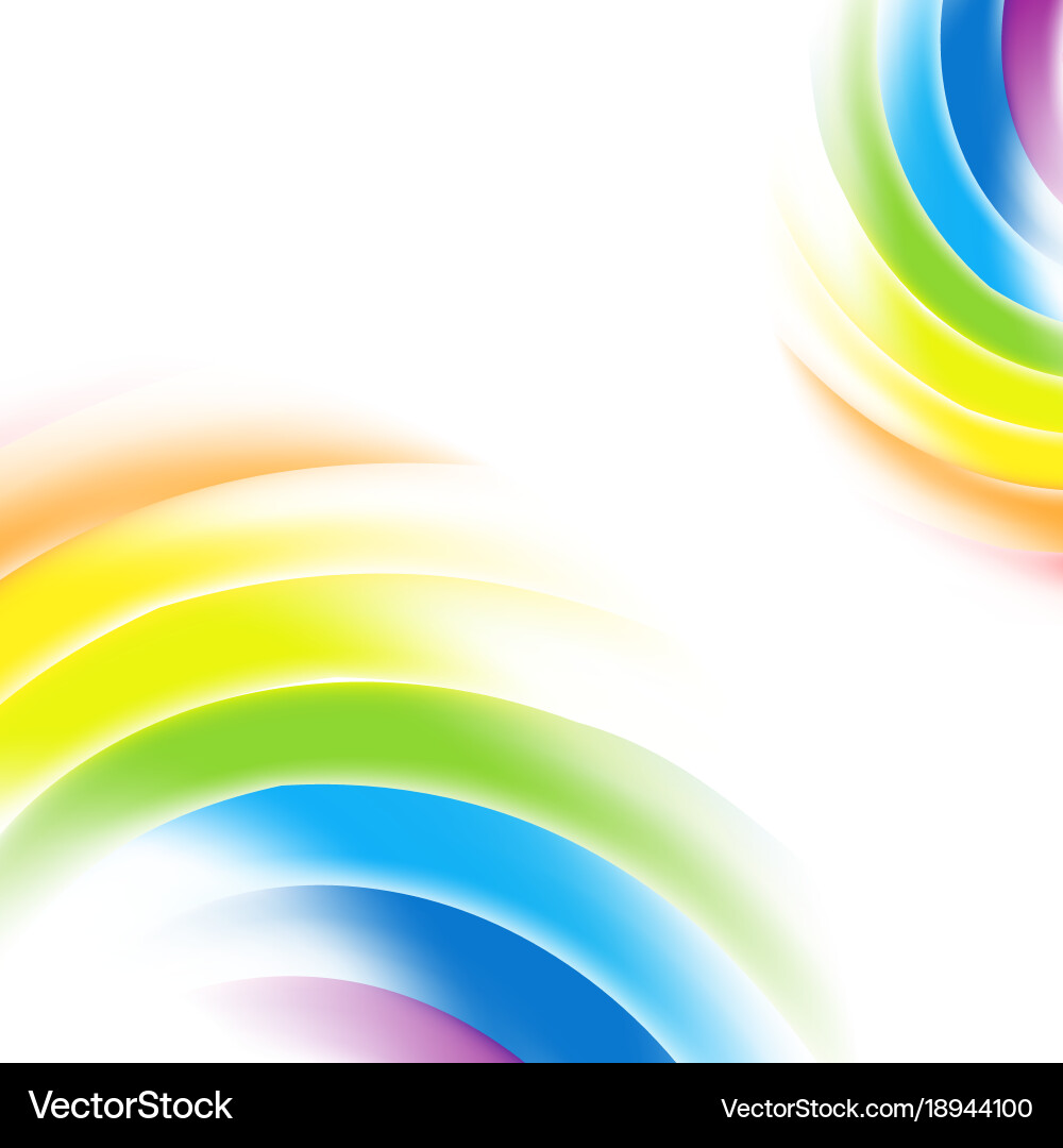 Abstract rainbow gradient mesh multicolored vector image