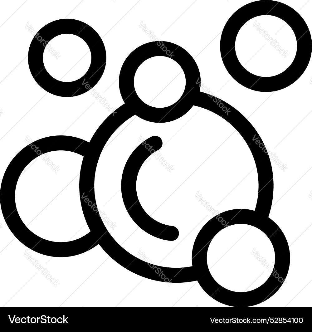 Group of soap bubbles floating is creating foam Group of soap bubbles floating is creating foam Vector Image