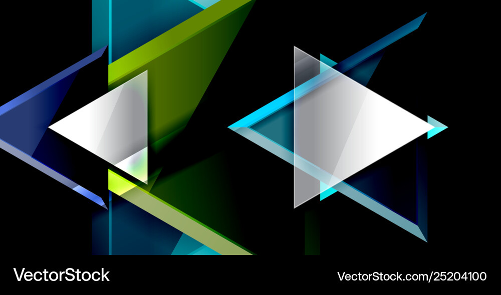 Triangle abstract background Vector Image