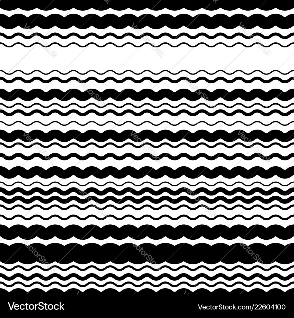 Wavy zig-zag horizontal parallel lines abstract Wavy zig-zag horizontal parallel lines abstract vector image