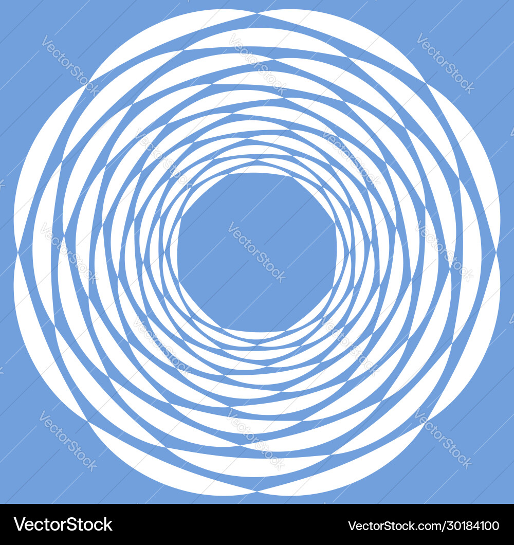 White helical spiraling curl and curly shape White helical spiraling curl and curly shape vector image
