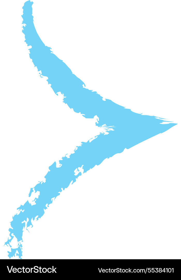 Abstract arrow crayon hand drawn Abstract arrow crayon hand drawn vector image