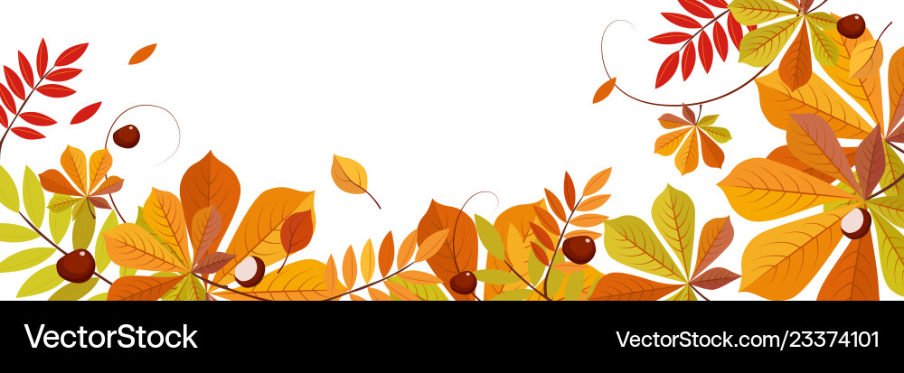 Autumn abstract background with space for text Autumn abstract background with space for text vector image