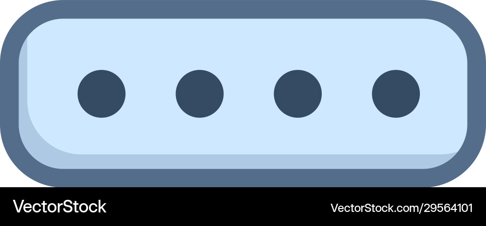 Color flat icon - password pin-code symbol Color flat icon - password pin-code symbol vector image