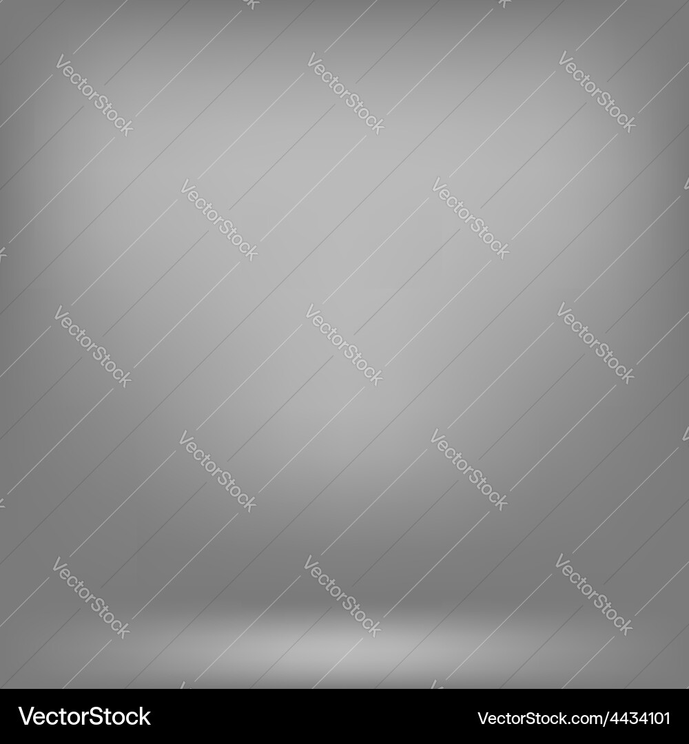 Grey Studio Backdrop Vector Image