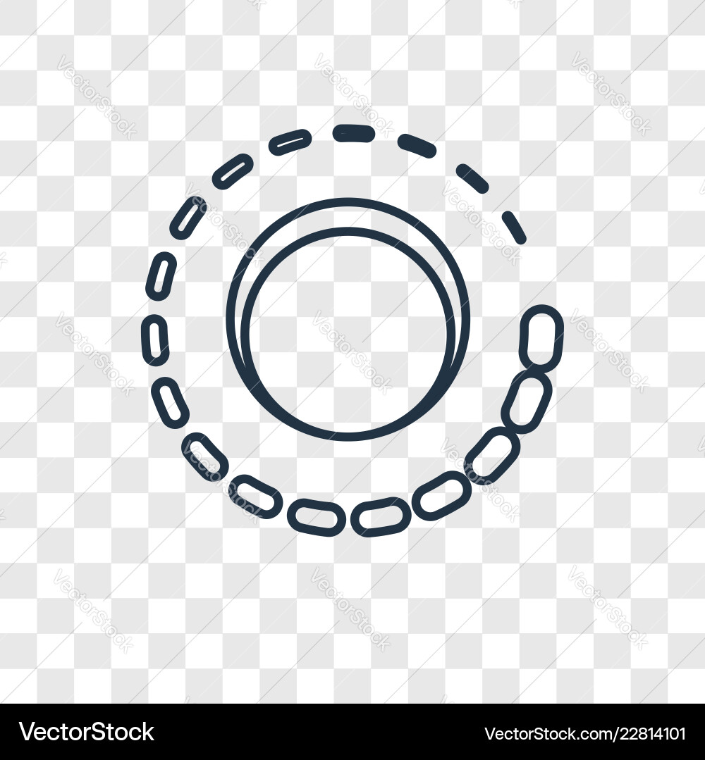 Loading concept linear icon isolated Loading concept linear icon isolated vector image
