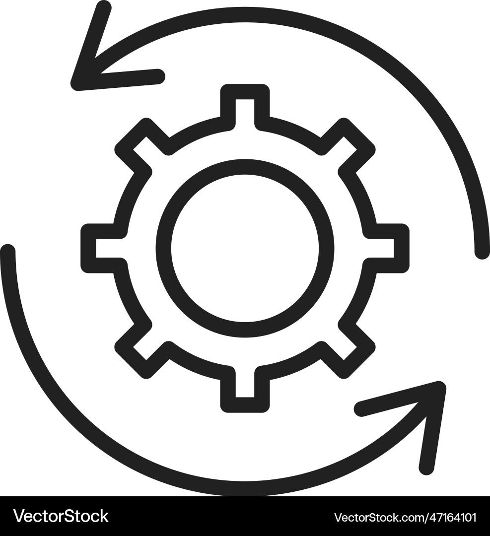 Rotate icon image vector image