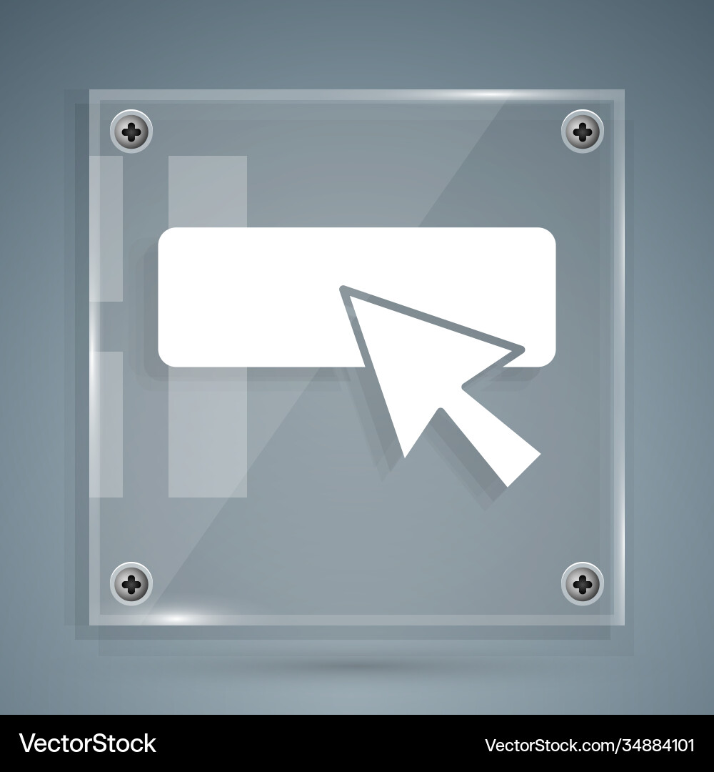 White ui or ux design icon isolated on grey White ui or ux design icon isolated on grey Vector Image