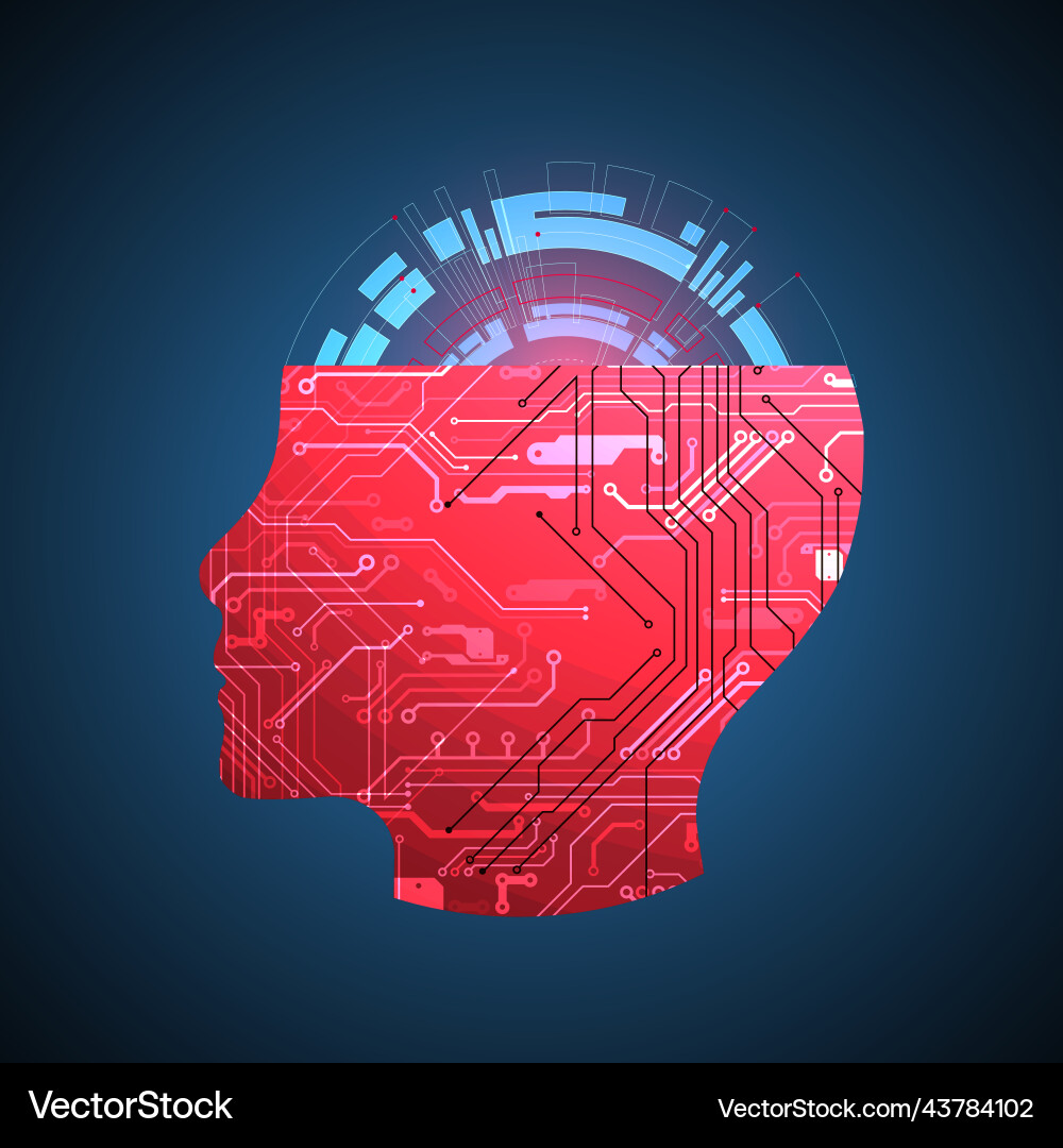 Abstract background on the theme of artificial Abstract background on the theme of artificial vector image
