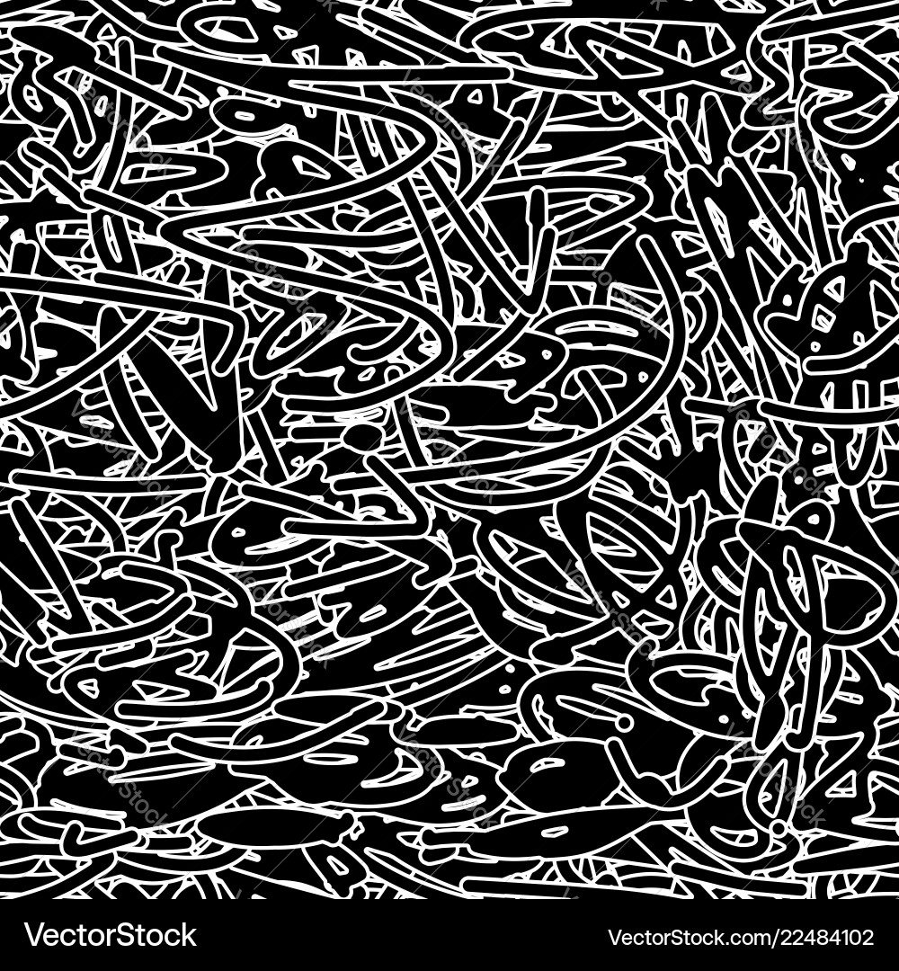 Abstract scribble background seamless pattern Abstract scribble background seamless pattern vector image