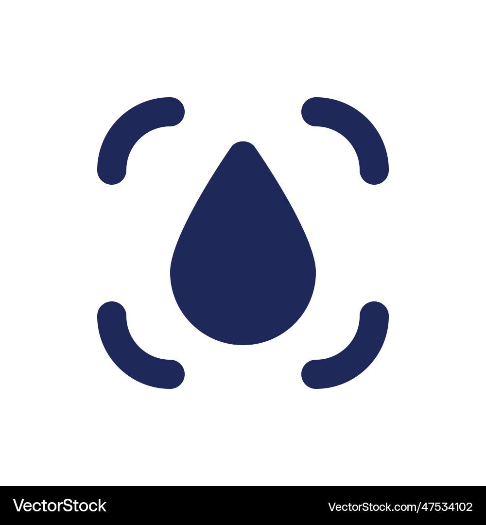 Blur transition black pixel perfect solid ui icon vector image