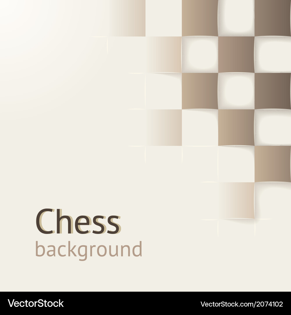 Chess Pattern Background vector image