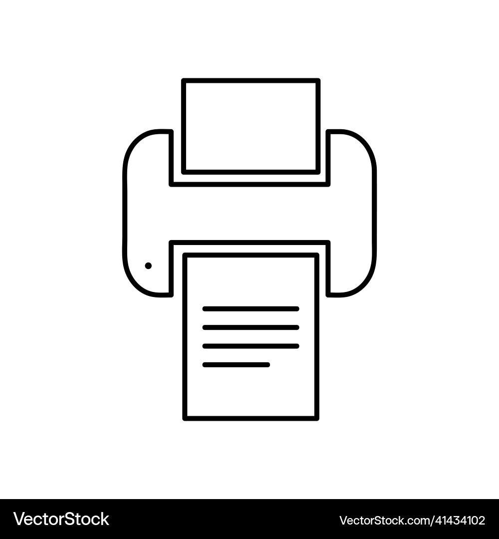 Linear Pattern Icon - Pinter Style Vector Image