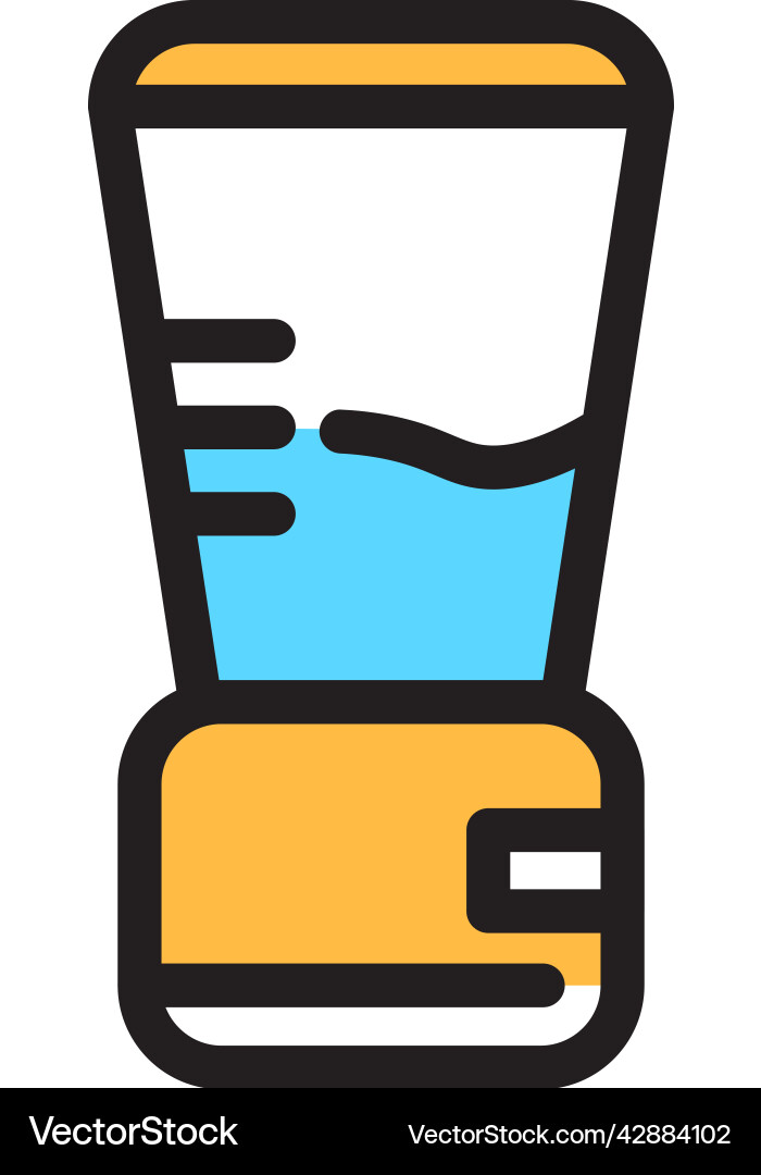 Mixer Farbe Icon Lebensmittel Kochküche Werkzeug Mixer Farbe Icon Lebensmittel Kochküche Werkzeug vektorbild