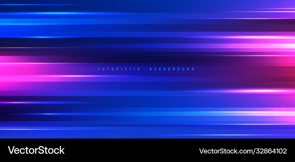 Neon abstrakte Technologie Hintergrund Vektorbild