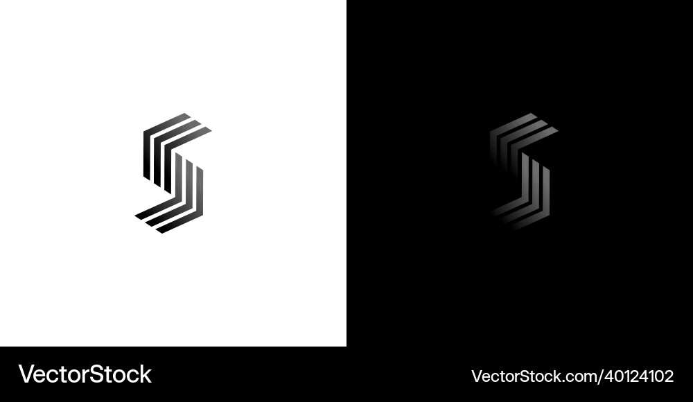 Original Buchstaben s Logo Design ist stark und elegant Original Buchstaben s Logo Design ist stark und elegant vektorbild