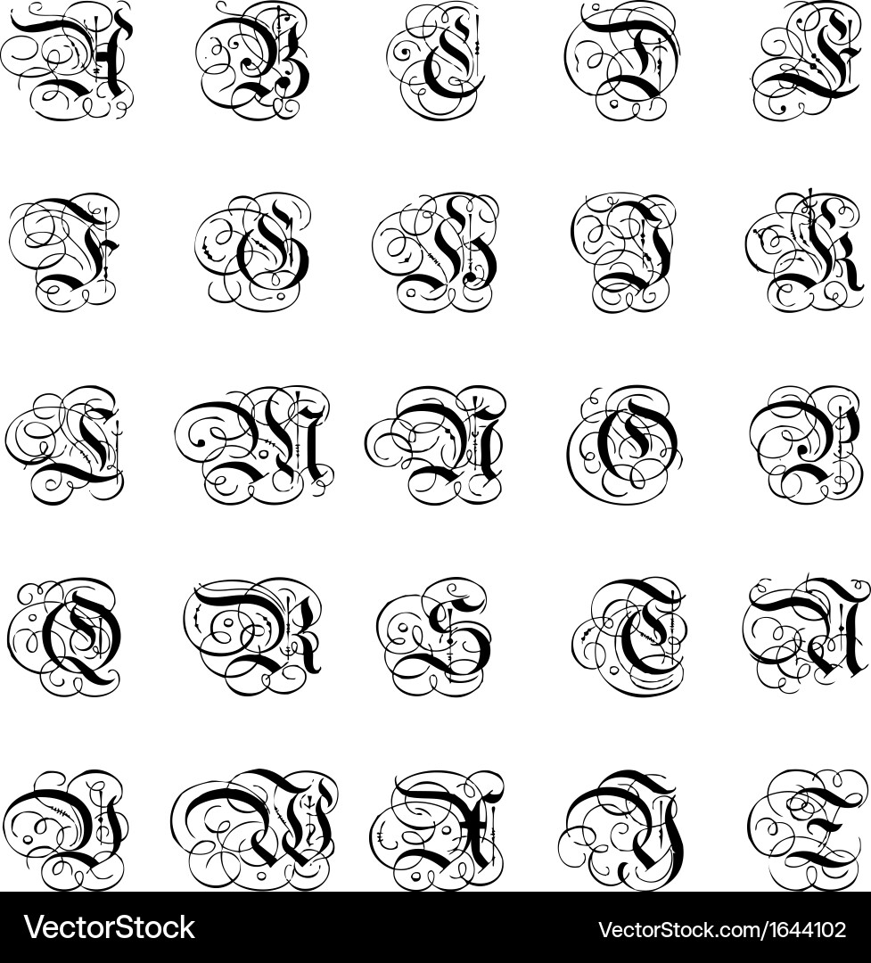 Ornate frame set Royalty Free Vector Image - VectorStock