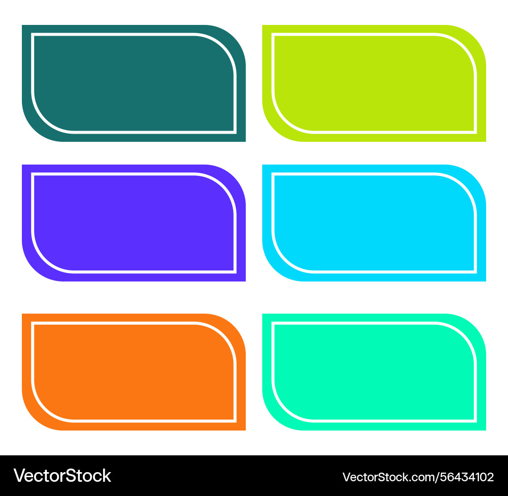 Shiny 3d set of colorful glossy web icons vector image