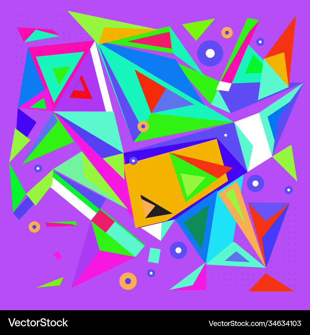 Abstract modern triangles background pattern Abstract modern triangles background pattern Vector Image