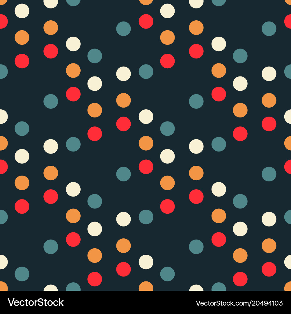 Circular symmetry colours seamless pattern Vector Image