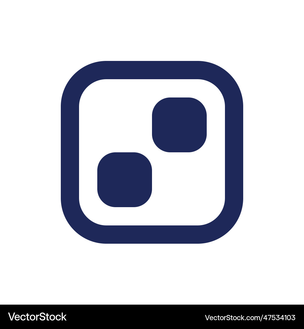 Pixelated transition effect black solid ui icon Pixelated transition effect black solid ui icon vector image