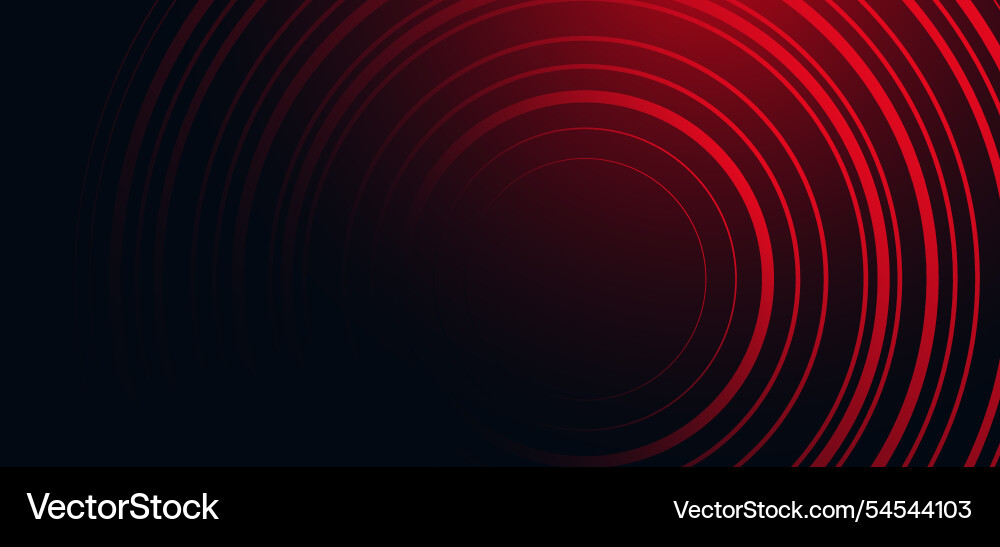 Red Abstract Tech Background vector image