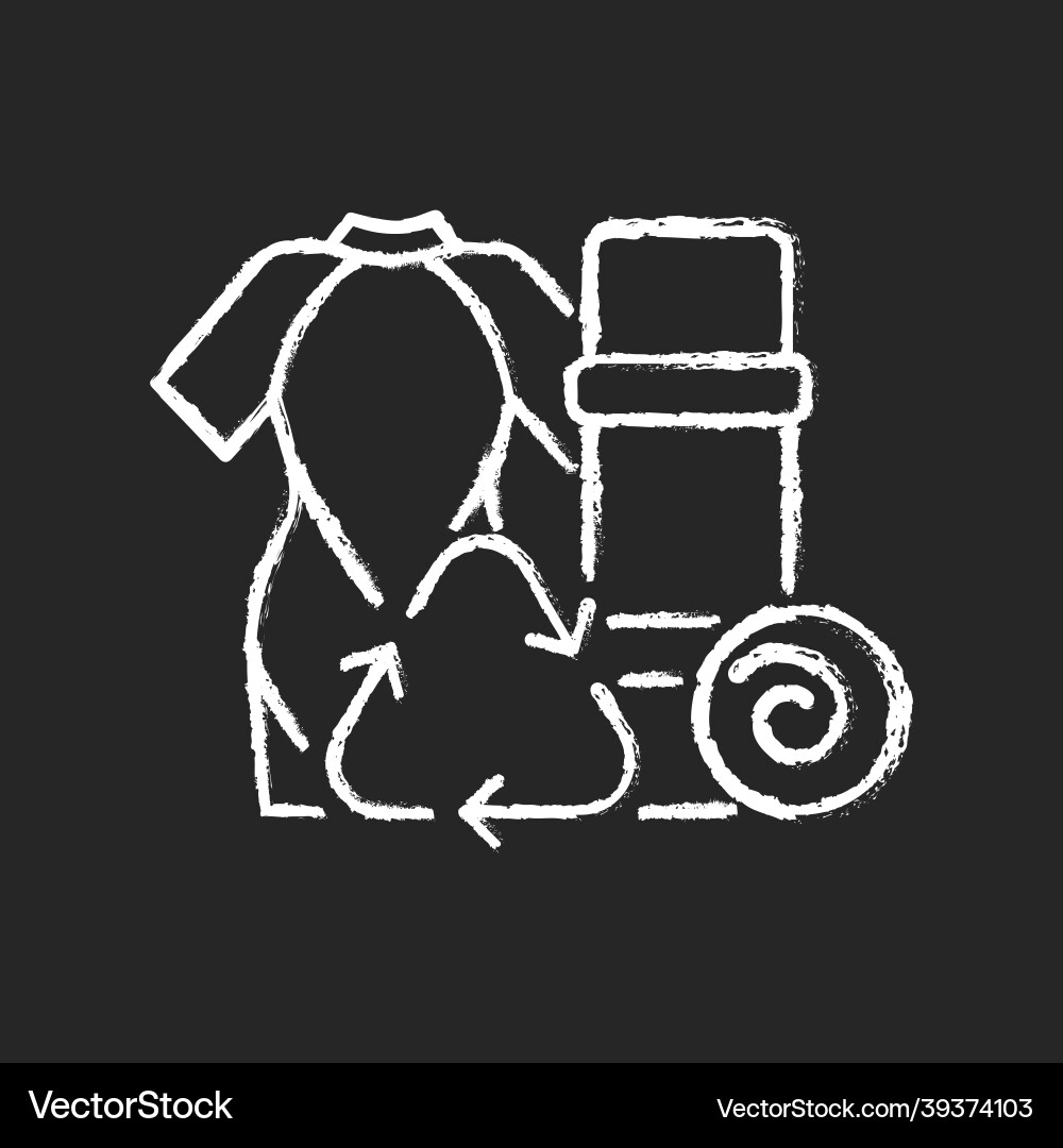 Yogamatten aus recycelten Nassanzügen Kreide weiße Ikone Yogamatten aus recycelten Nassanzügen Kreide weiße Ikone vektorbild