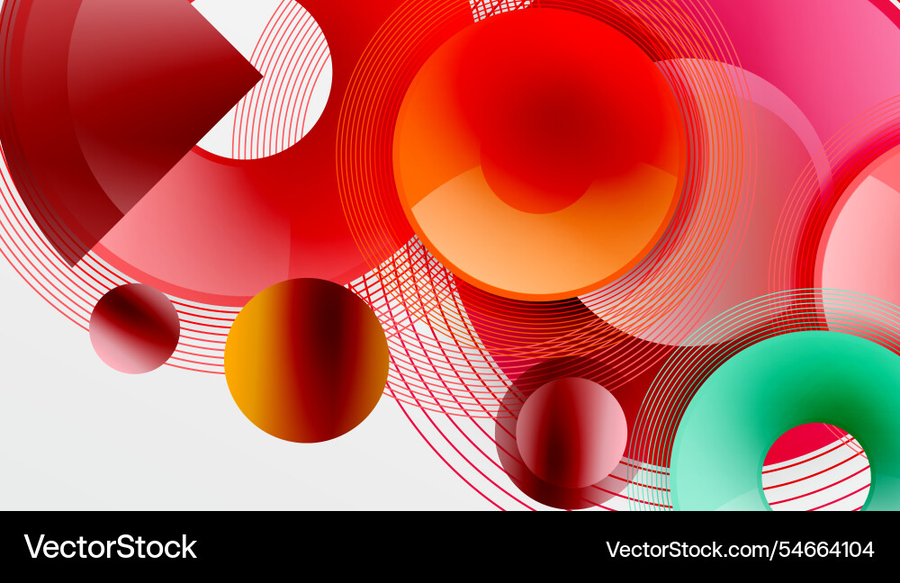 Abstract composition of overlapping circles Abstract composition of overlapping circles Vector Image
