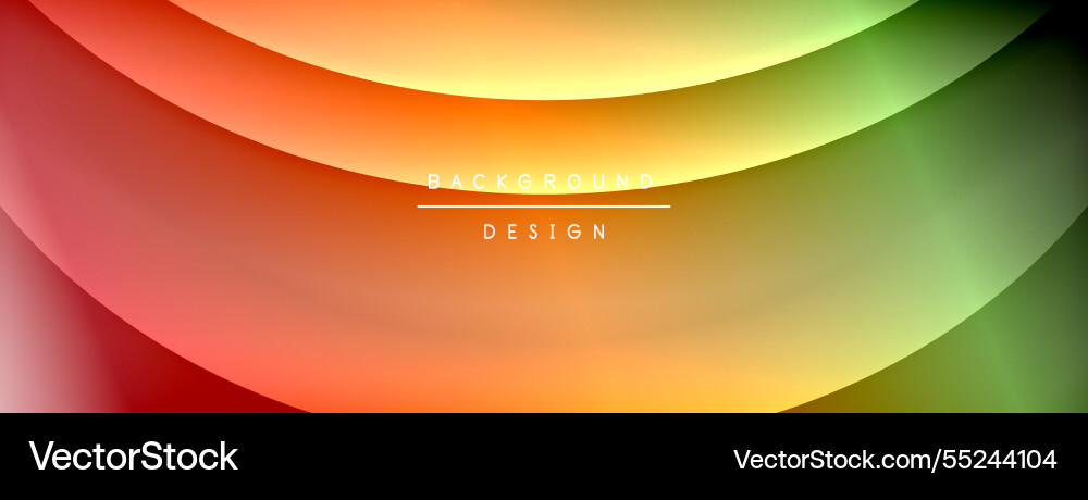 Bright rainbow style color gradient with curve Vector Image