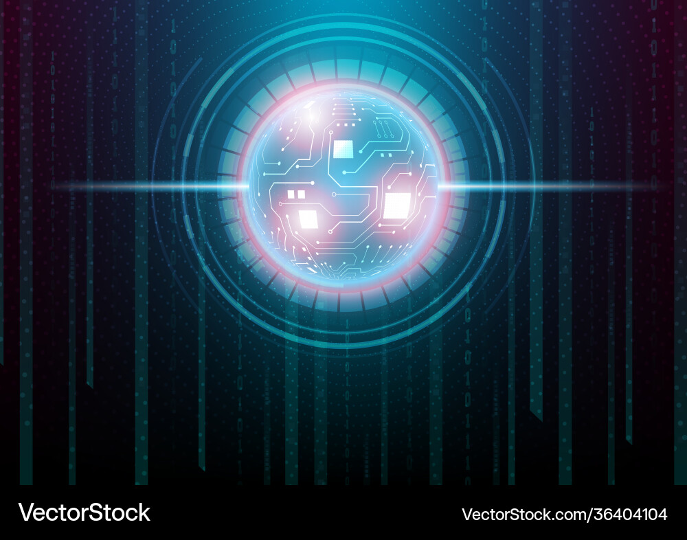 Circuit technology background with hi-tech digital Circuit technology background with hi-tech digital vector image
