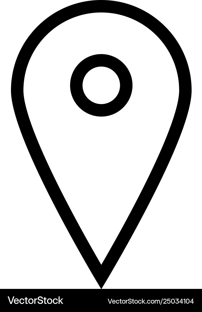 Gps pointer on map image Gps pointer on map image vector image