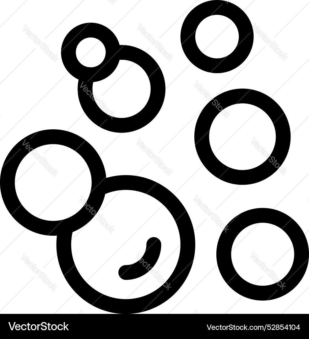 Group of soap bubbles floating is symbolizing Group of soap bubbles floating is symbolizing Vector Image