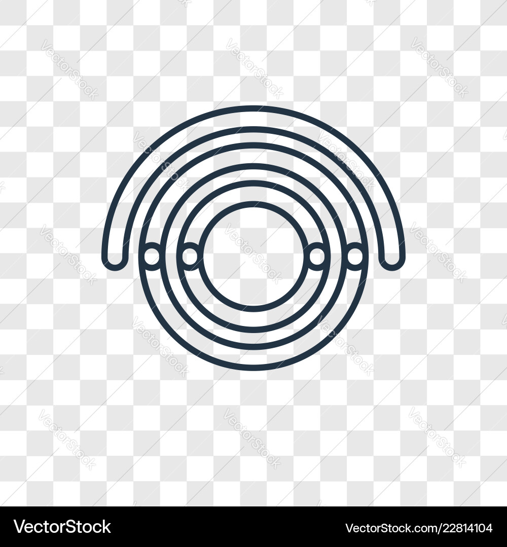 Loading concept linear icon isolated Vector Image