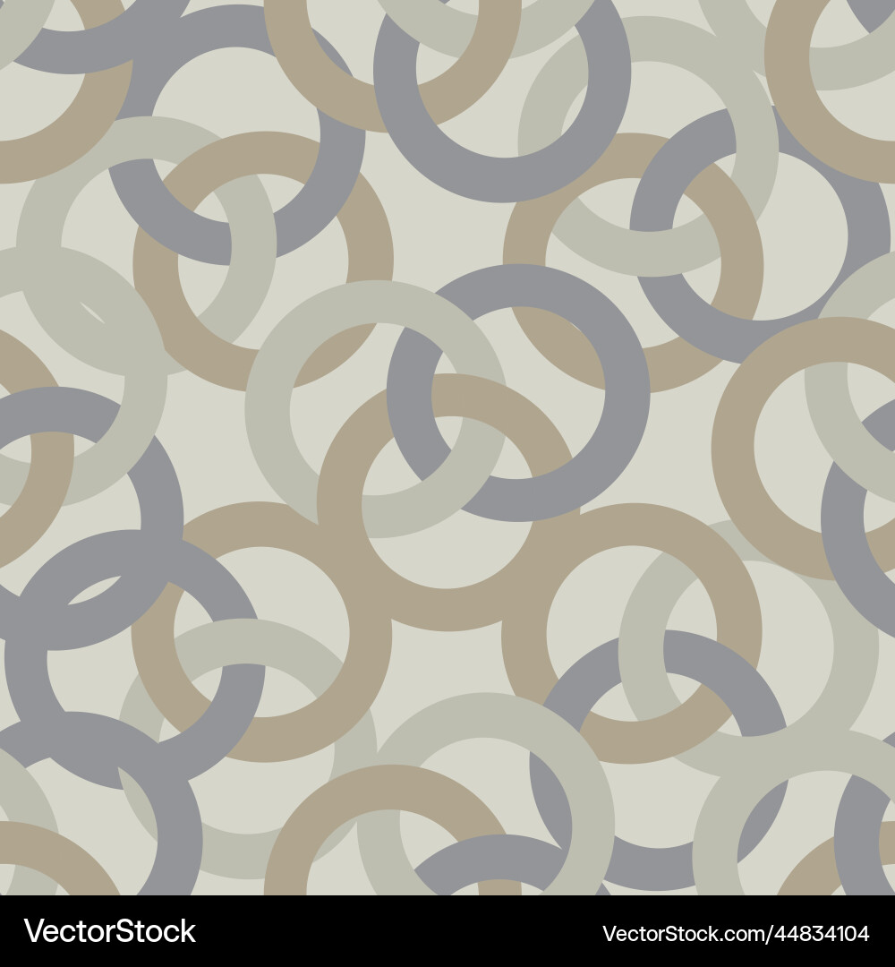 Overlapping Circle Pattern vector image
