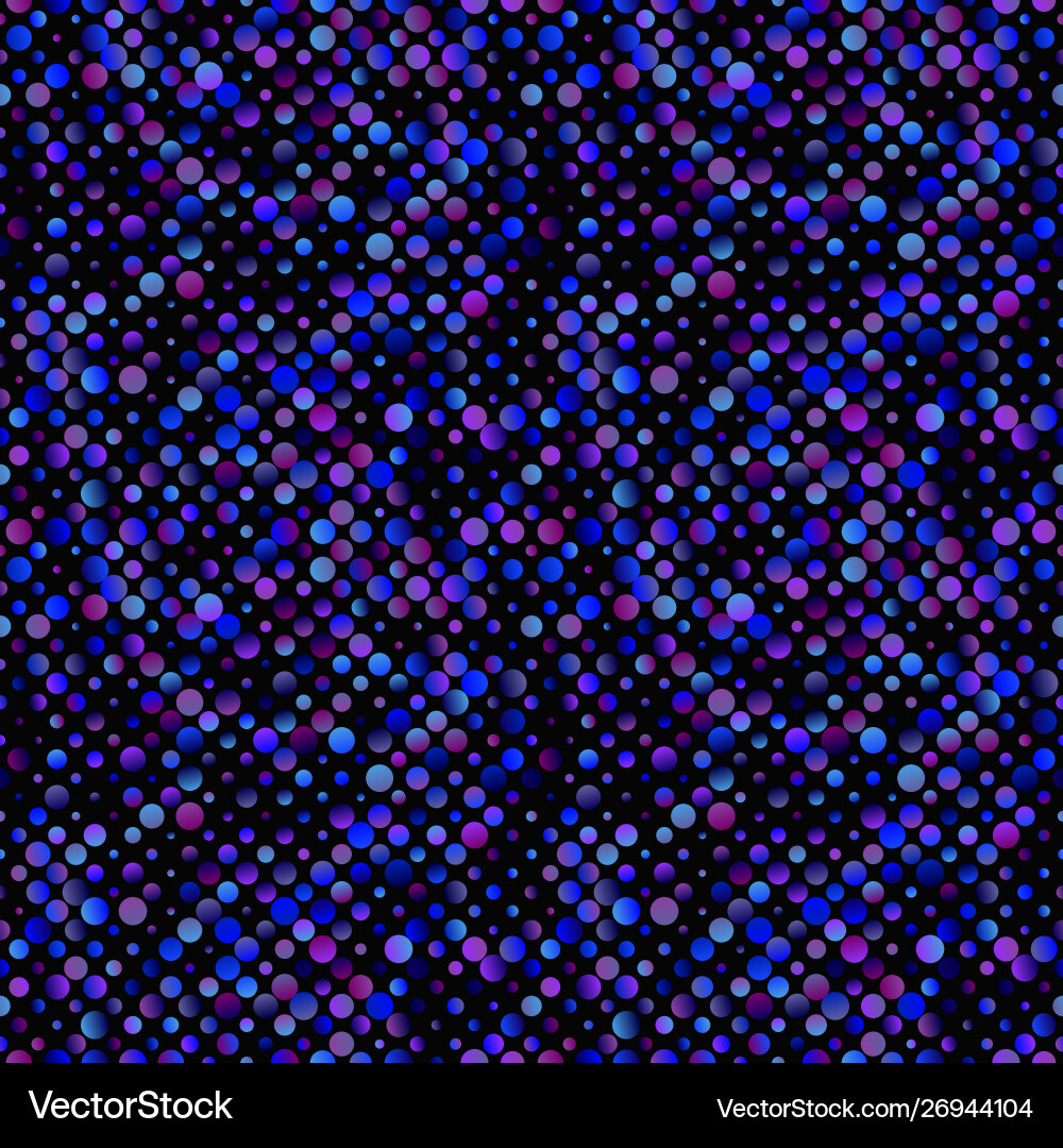 Seamless abstract gradient circle pattern Vector Image