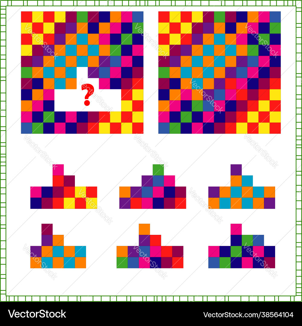 Task logic and attention for children Task logic and attention for children vector image