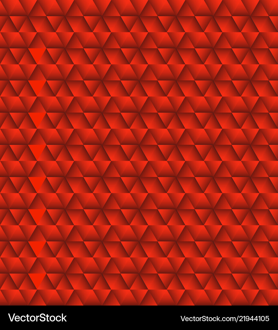 Abstract background of red hexagons pattern Vector Image