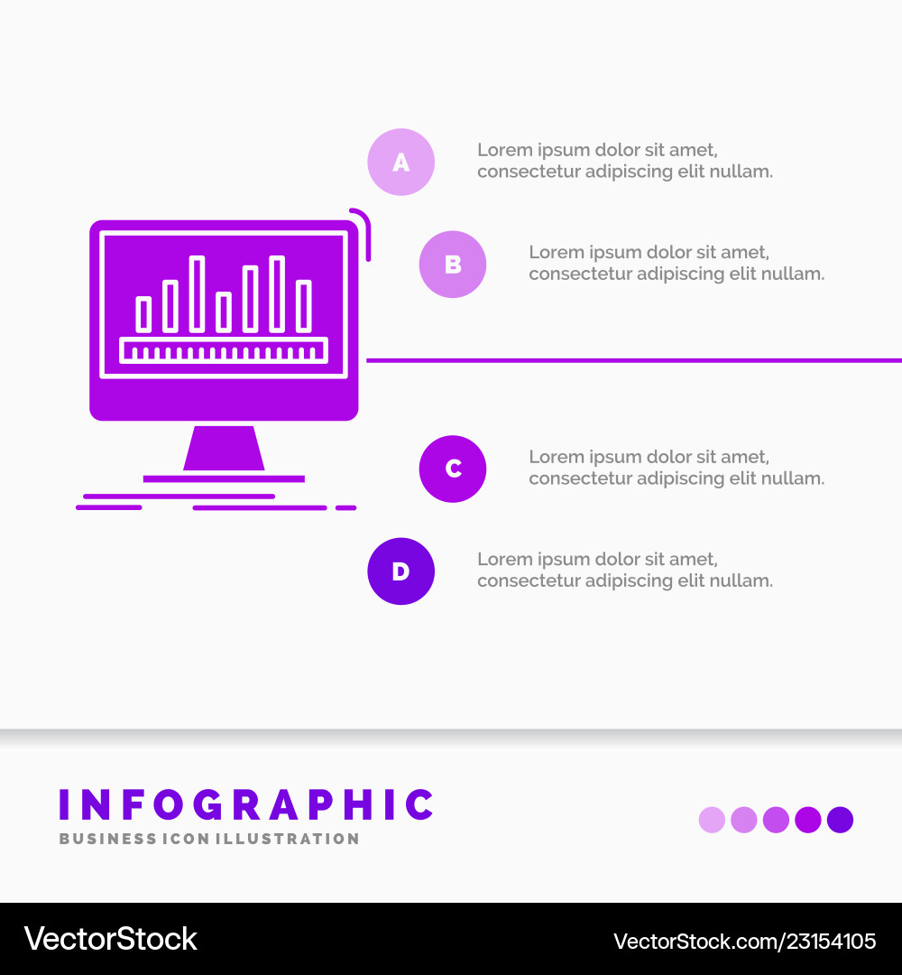Analytics processing dashboard data stats Analytics processing dashboard data stats vector image