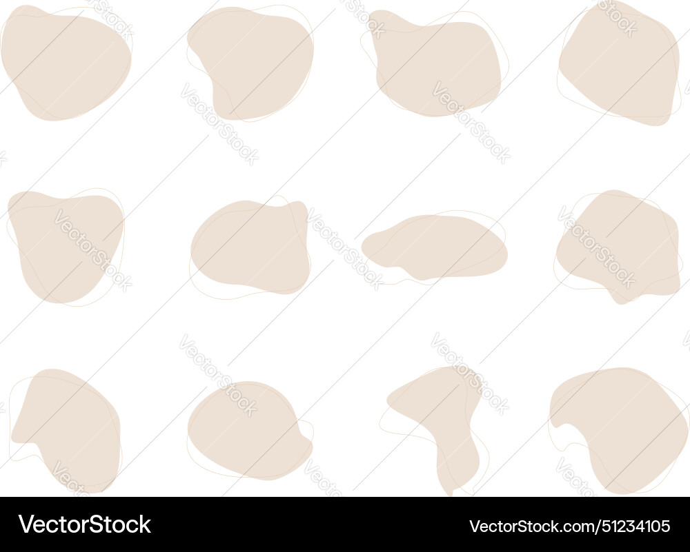 Blobs fluid liquid shapes symbol visual set Blobs fluid liquid shapes symbol visual set Vector Image