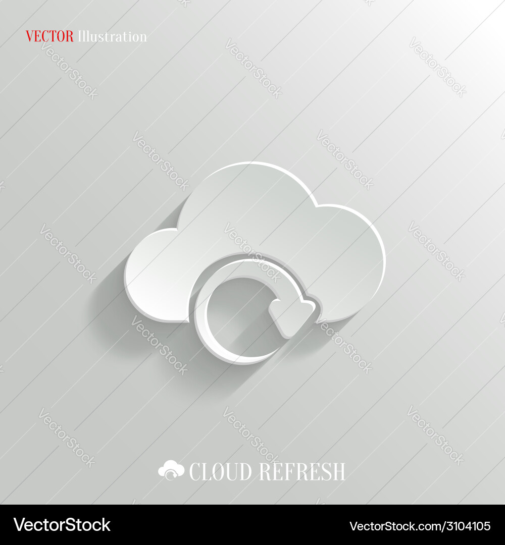 Cloud Synchronization Icon vector image
