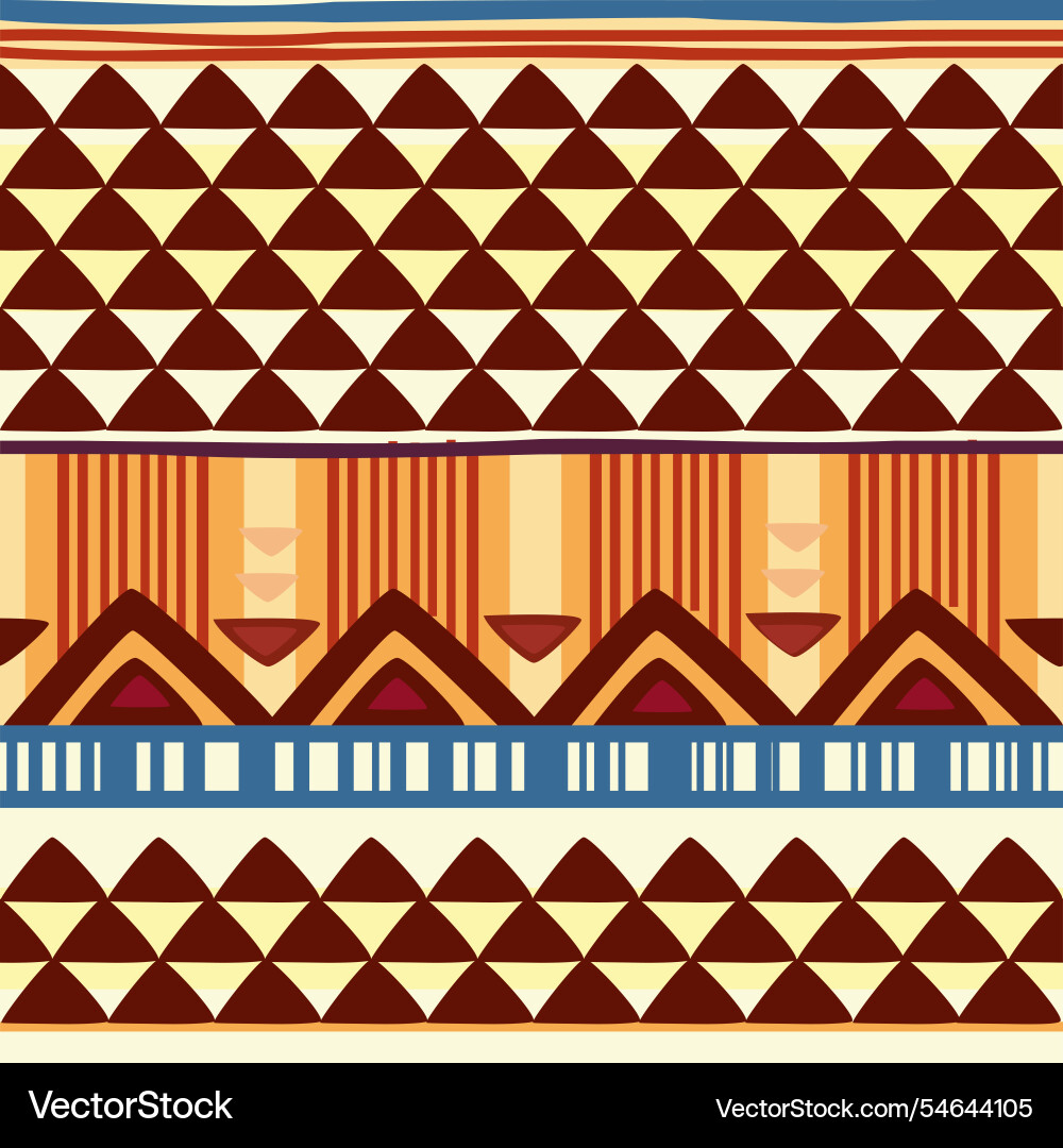 Seamless pattern tribal texture ethnic background Seamless pattern tribal texture ethnic background vector image