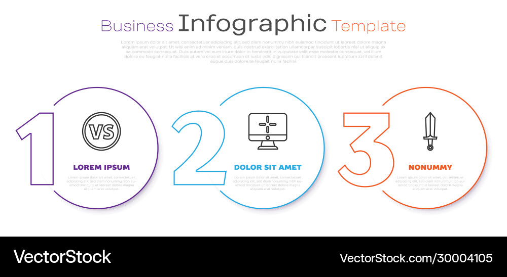 Set line vs versus battle computer monitor Set line vs versus battle computer monitor Vector Image
