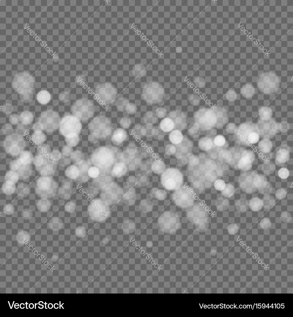 Sparkling Light Bokeh Effect vector image