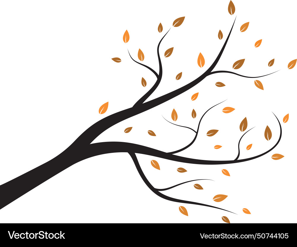 Tree branch logo Tree branch logo vector image