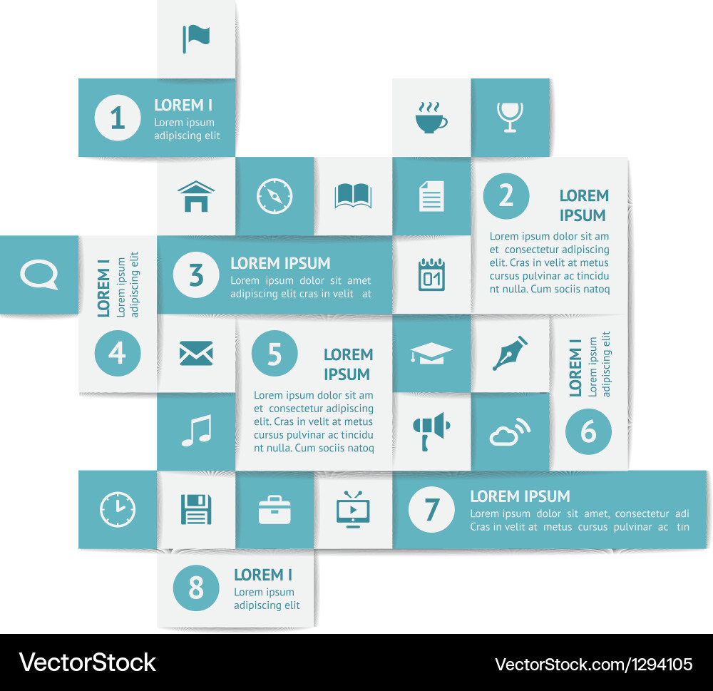 UI Element Collection vector image